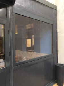 Chiusure esterne per ristorante - bistrot - Milano