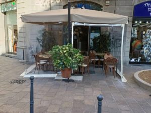 dehors esterni bar ristoranti ombrellone tende pvc 3