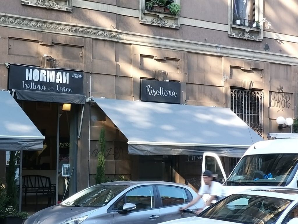 Tende da sole ristorante Norman di Milano - 2