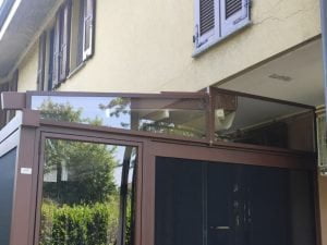 Pergola in alluminio Pratic con zanzariere e policarbonato a Buccinasco (Milano) - 1