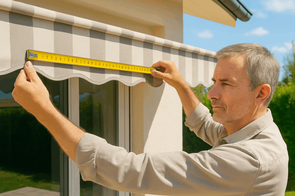 Come prendere le misure per le tende da sole: Guida Tecnica per un’installazione corretta 2 Come prendere correttamente le misure delle tende da sole